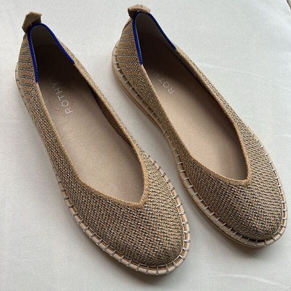 Rothy's The Espadrille Gold Stripe - Picture 1 of 17